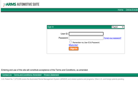 'armsauto.com' screenshot