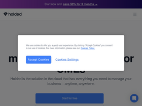 'holded.com' screenshot