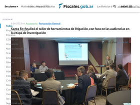 'fiscales.gob.ar' screenshot