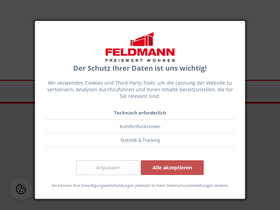 'feldmann-wohnen.de' screenshot
