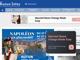 'autun-infos.com' screenshot