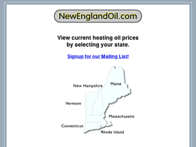 'newenglandoil.com' screenshot