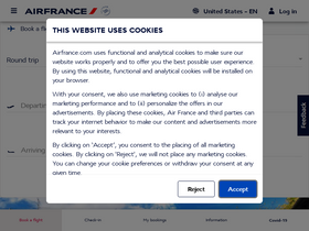 'airfrance.us' screenshot