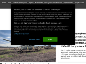 'defenseromania.ro' screenshot