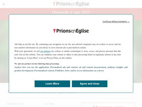 'prionseneglise.fr' screenshot