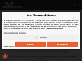 'owl-dampfer.de' screenshot