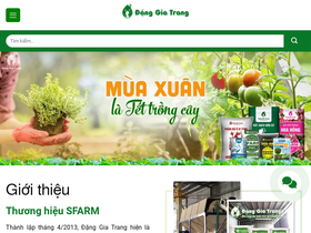 'sfarm.vn' screenshot