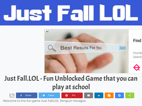 JUST FALL lol - UnBlocked