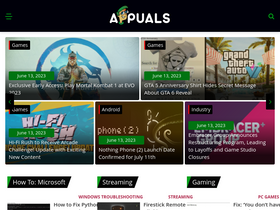 'appuals.com' screenshot