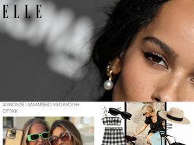 'elle.no' screenshot