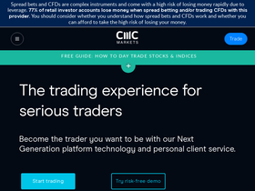 'cmcmarkets.com' screenshot