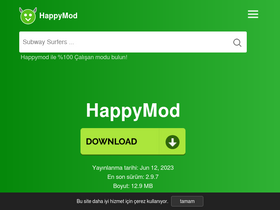 'happymodapkindir.com' screenshot