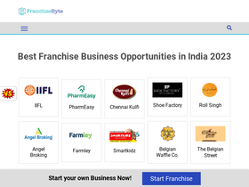 'franchisebyte.com' screenshot