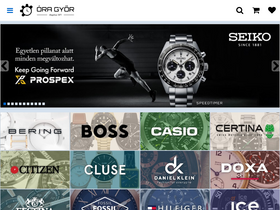 'oragyor.hu' screenshot