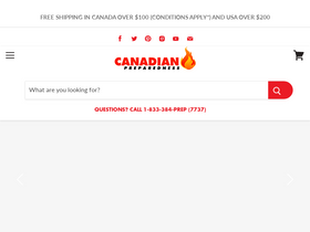 'canadianpreparedness.com' screenshot