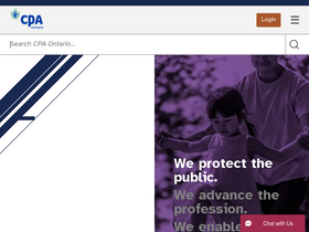 'cpaontario.ca' screenshot