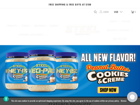 'steelsupplements.com' screenshot