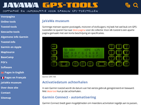 'javawa.nl' screenshot