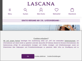 'lascana.at' screenshot