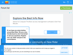 'newrider.com' screenshot