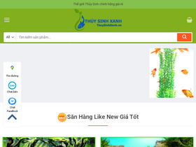 'thuysinhxanh.vn' screenshot