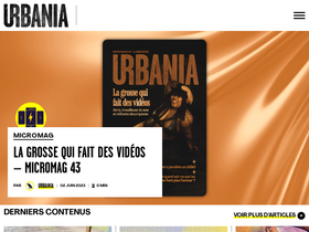 'urbania.ca' screenshot