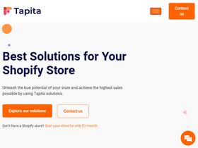 Tapita website screenshot