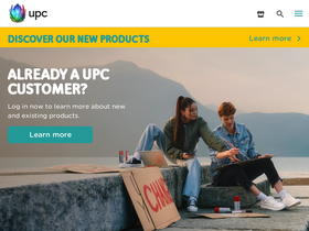 'upc.ch' screenshot
