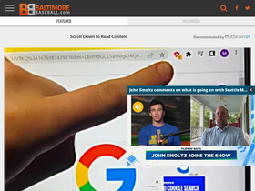 'baltimorebaseball.com' screenshot