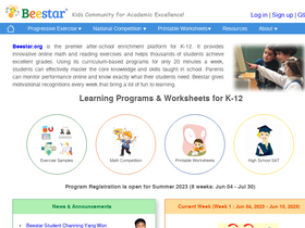 'beestar.org' screenshot