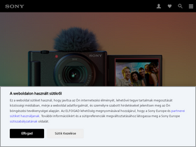'sony.hu' screenshot