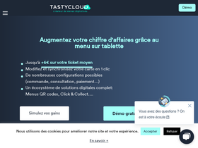 'tastycloud.fr' screenshot