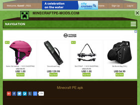 'minecraftpe-mods.com' screenshot