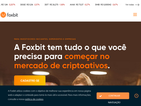 'foxbit.com.br' screenshot
