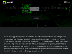 'openrgb.org' screenshot