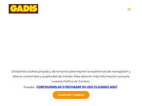 'gadis.es' screenshot