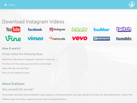 'dredown.com' screenshot