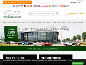 'erclassics.fr' screenshot