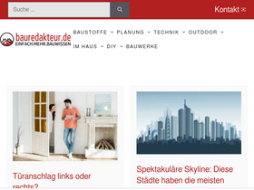 'bauredakteur.de' screenshot