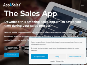 'app4sales.net' screenshot