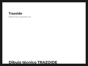 'trazoide.com' screenshot