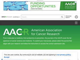 'aacrjournals.org' screenshot