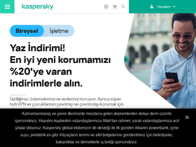 'kaspersky.com.tr' screenshot