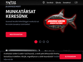 'walterland.net' screenshot