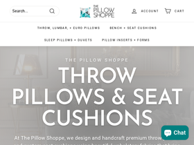 thepillowshoppe.ca homepage screenshot