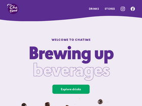 'chatime.com' screenshot