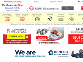 'clasificadosonline.com' screenshot