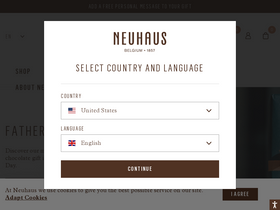 'neuhauschocolates.com' screenshot