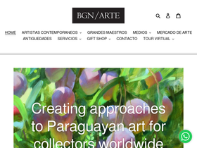 bgnarte.com homepage screenshot