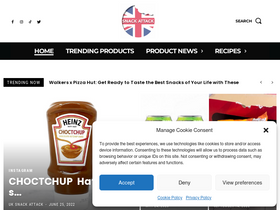'uksnackattack.co.uk' screenshot